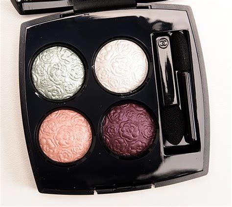 chanel delicatesse|Chanel Delicatesse Ombres Fleuries Eyeshadow Palette Review .